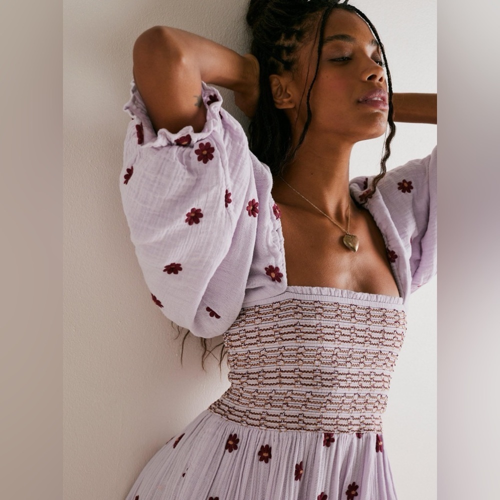 Free people Dahlia Embroidered Maxi Dress - Picture 4 of 8